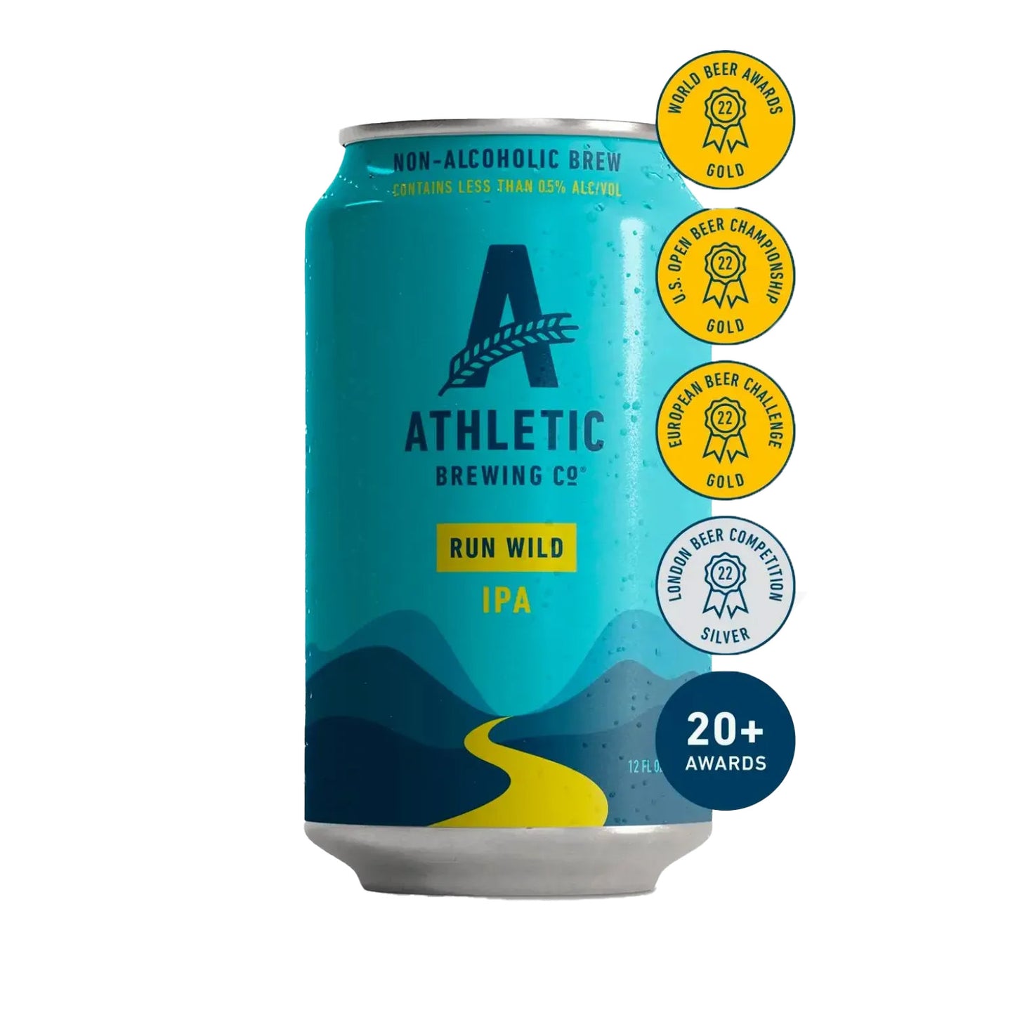 Athletic Brewing Co. Run Wild IPA